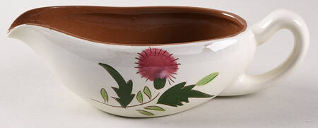 Thistle (Pink Thistle) Gravy Boat