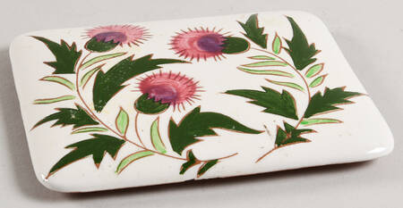 Thistle (Pink Thistle) Lid for Cigarette Box