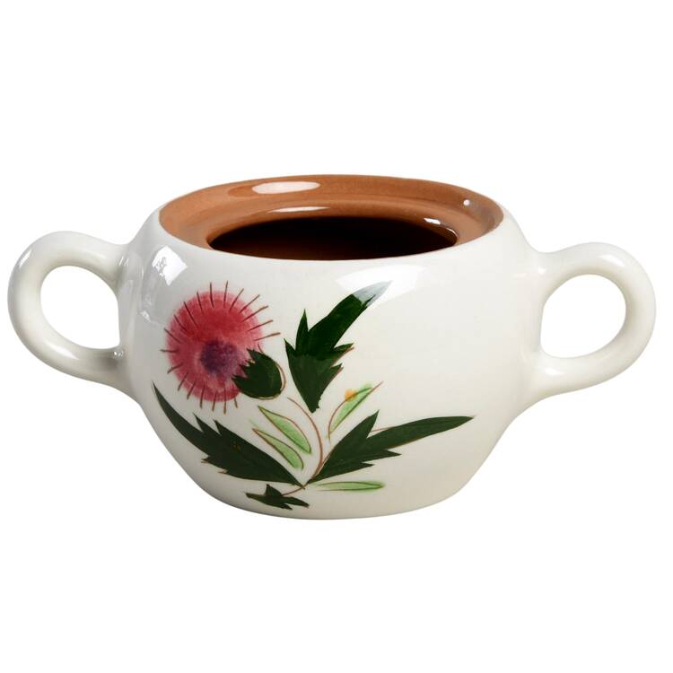 Thistle (Pink Thistle) Sugar Bowl No Lid