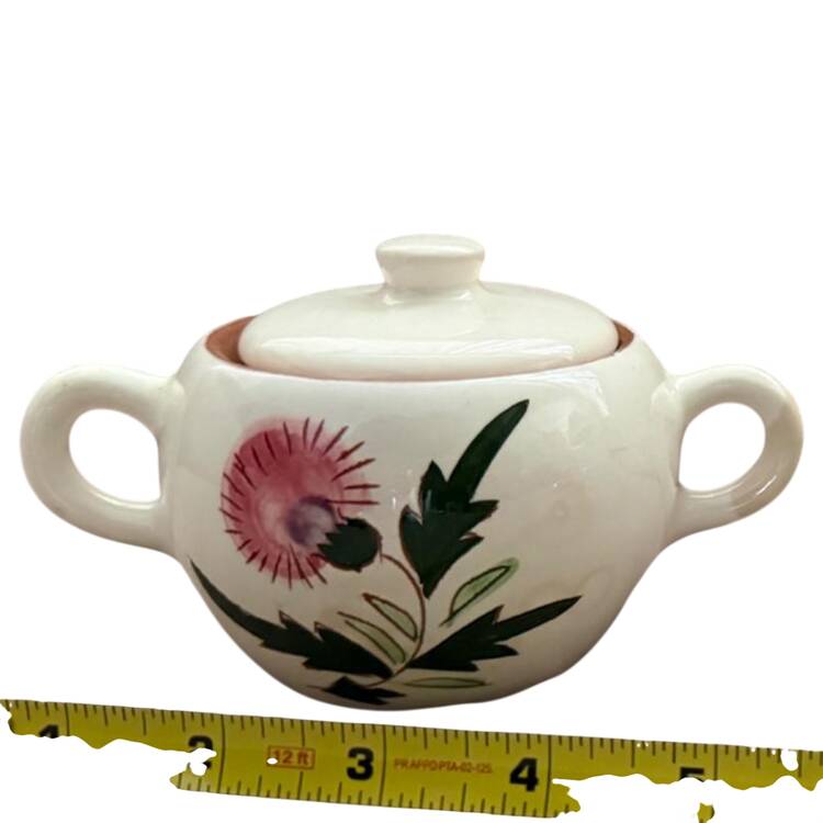 Thistle (Pink Thistle) Sugar Bowl & Lid