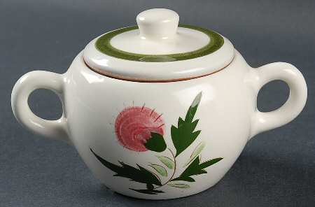 Thistle (Pink Thistle) Sugar Bowl & Lid