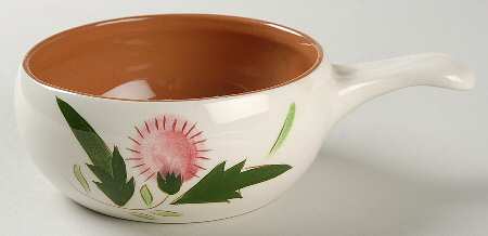 Thistle (Pink Thistle) Individual Casserole No Lid