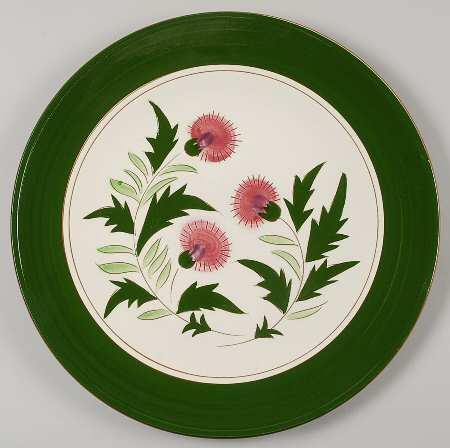 Thistle (Pink Thistle) 12" Chop Plate (Round Platter)