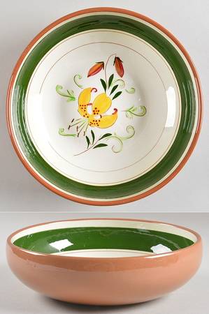 Tiger Lily 8" Round Vegetable Bowl