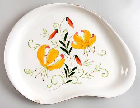 Tiger Lily 13" Oval Serving Platter