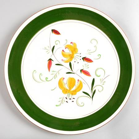 Tiger Lily 12" Chop Plate (Round Platter)
