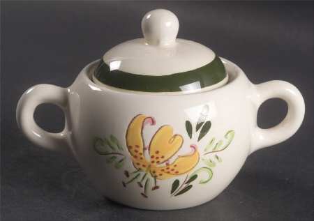 Tiger Lily Sugar Bowl & Lid