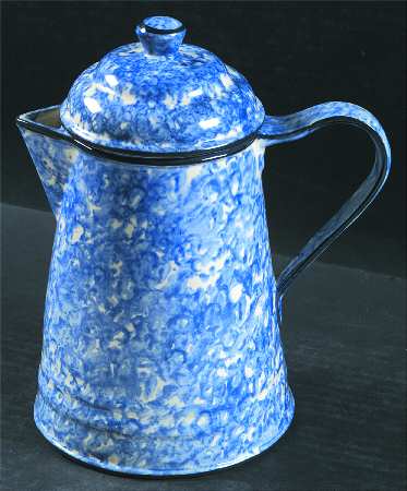 Town & Country Blue Coffee Pot & Lid