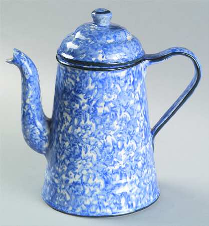 Town & Country Blue Teapot & Lid