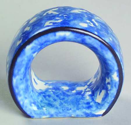 Town & Country Blue Napkin Ring