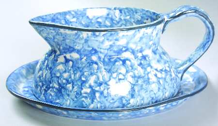 Town & Country Blue Gravy Boat & Underplate