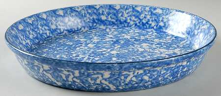 Town & Country Blue Pie Serving Plate