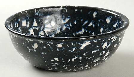 Town & Country Black Coupe Cereal Bowl