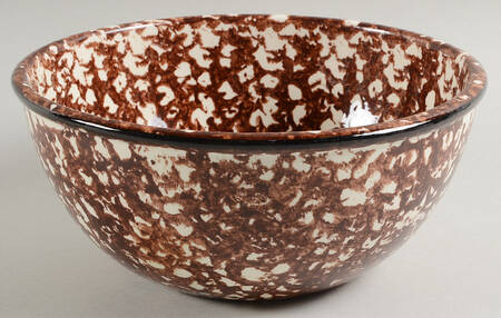 Town & Country Brown 8" Round Vegetable Bowl