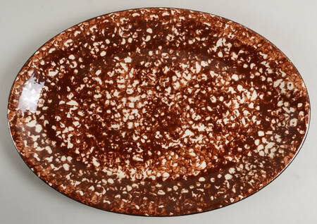 Town & Country Brown 14" Oval Serving Platter
