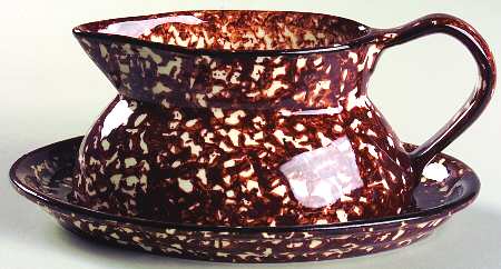 Town & Country Brown Gravy Boat & Underplate