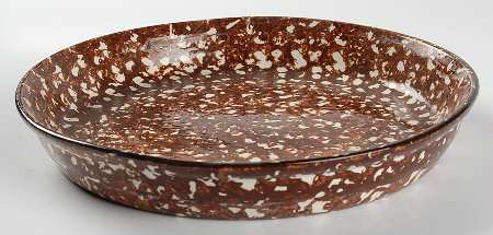 Town & Country Brown Pie Serving Plate
