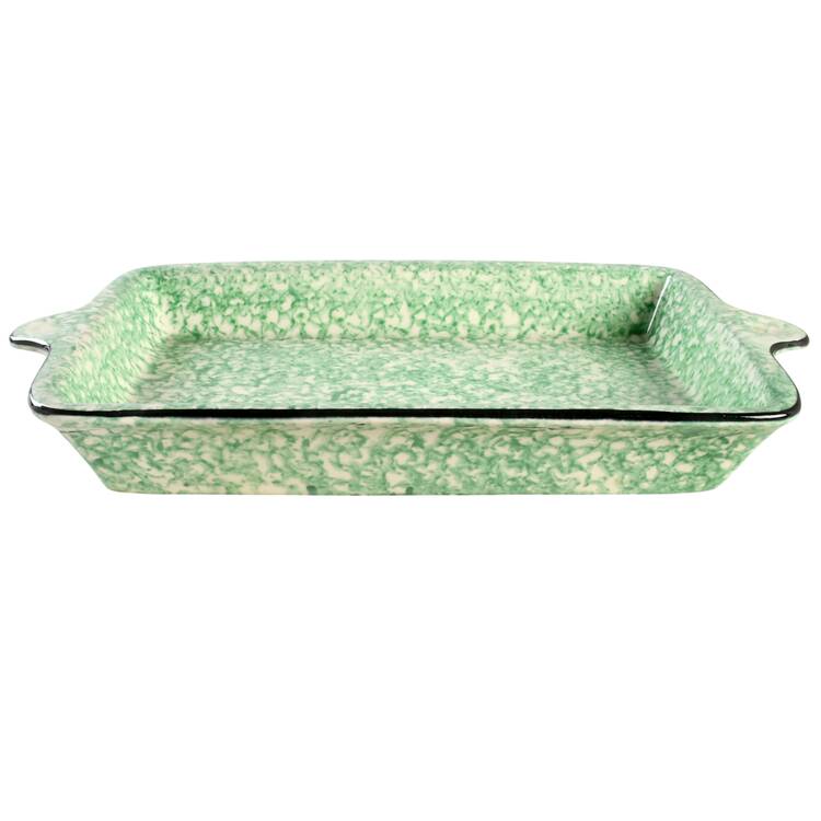 Town & Country Green 16" Rectangular Baker