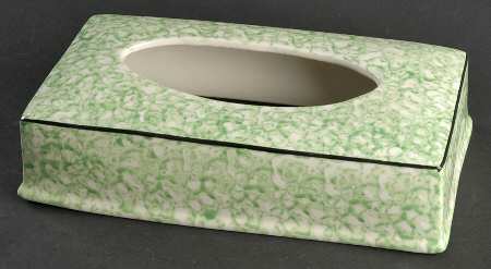 Town & Country Green Kleenex Box