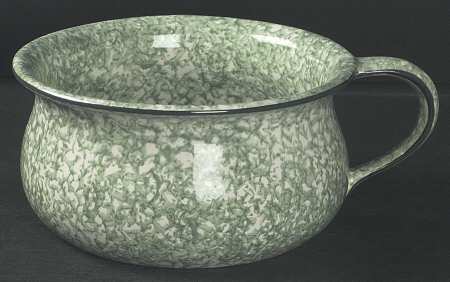 Town & Country Green Open Chamber Pot