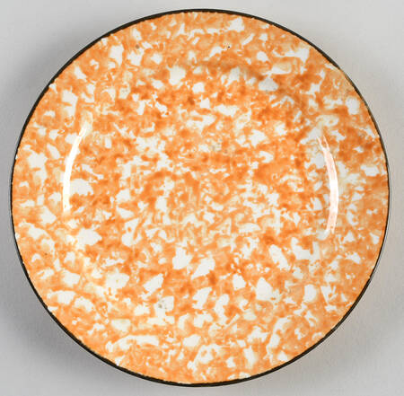 Town & Country Orange Salad Plate