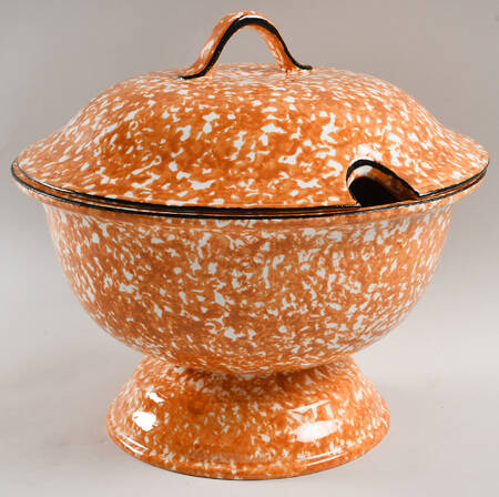 Town & Country Orange Tureen &  Lid by Stangl