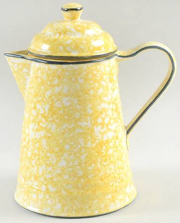 Town & Country Yellow Coffee Pot & Lid