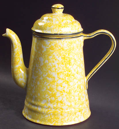 Town & Country Yellow Teapot & Lid