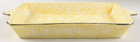 Town & Country Yellow 16" Rectangular Baker