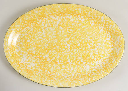 Town & Country Yellow 15" Oval Serving Platter