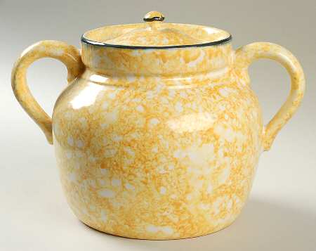 Town & Country Yellow Bean Pot & Lid