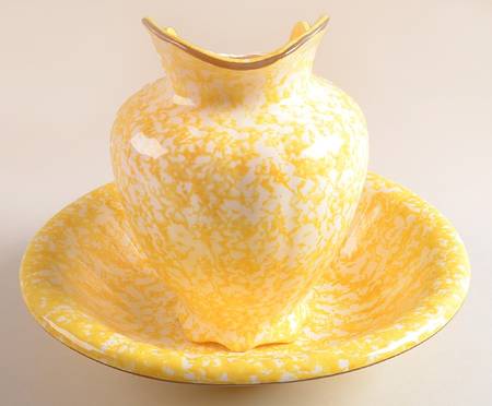 Town & Country Yellow 64 Oz Pitcher and Bowl Set