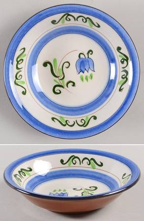 Tulip Blue Fruit/Dessert (Sauce) Bowl
