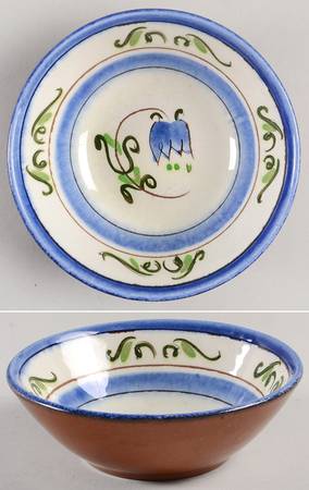 Tulip Blue Coupe Cereal Bowl