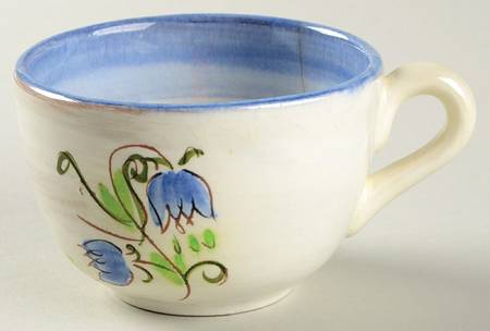 Tulip Blue Flat Cup