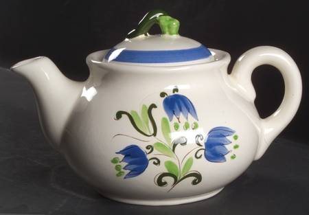 Tulip Blue Teapot & Lid