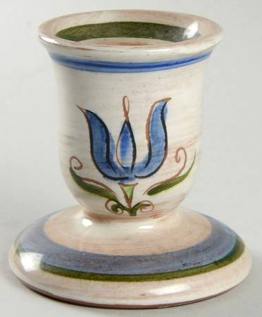 Tulip Blue (Terra Rose Line) 3" Candlestick