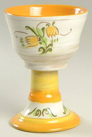 Tulip Yellow (Terra Rose Line) 8 Oz China Goblet