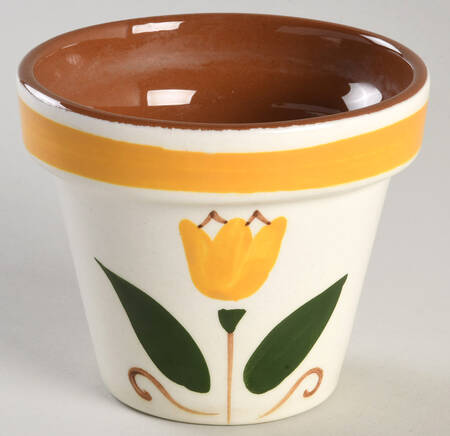 Tulip Yellow (Terra Rose Line) 3" Flower Pot
