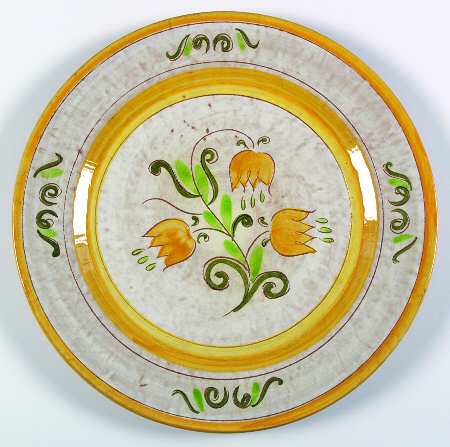 Tulip Yellow (Terra Rose Line) 14" Chop Plate (Round Platter)