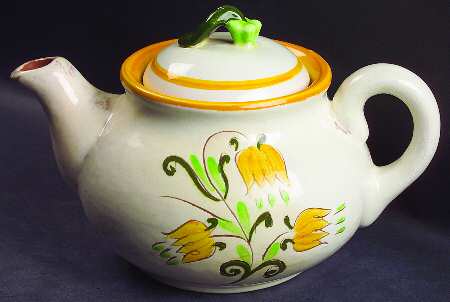 Tulip Yellow (Terra Rose Line) Teapot & Lid