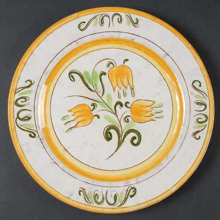Tulip Yellow (Terra Rose Line) Luncheon Plate