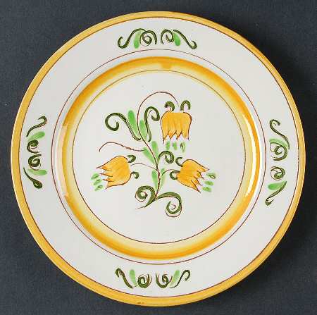 Tulip Yellow (Terra Rose Line) Salad Plate