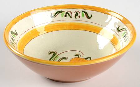 Tulip Yellow (Terra Rose Line) Coupe Cereal Bowl