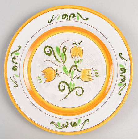 Tulip Yellow (Not Terra Rose Line) Luncheon Plate
