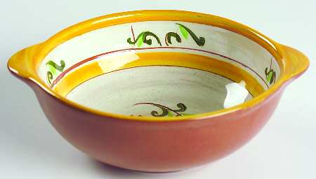Tulip Yellow (Not Terra Rose Line) Lugged Soup Bowl