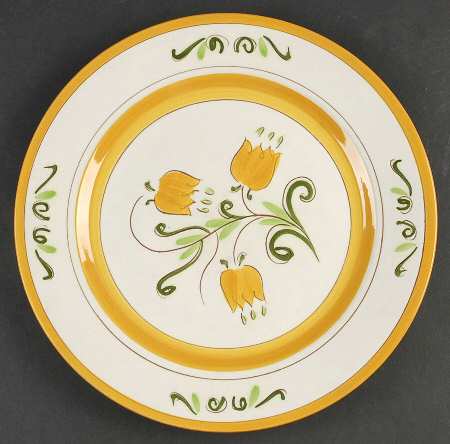 Tulip Yellow (Not Terra Rose Line) Service Plate (Charger)