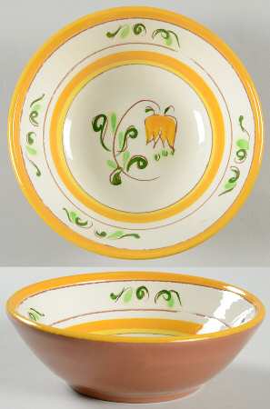 Tulip Yellow (Not Terra Rose Line) Coupe Cereal Bowl