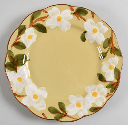 White Dogwood Dinner Plate