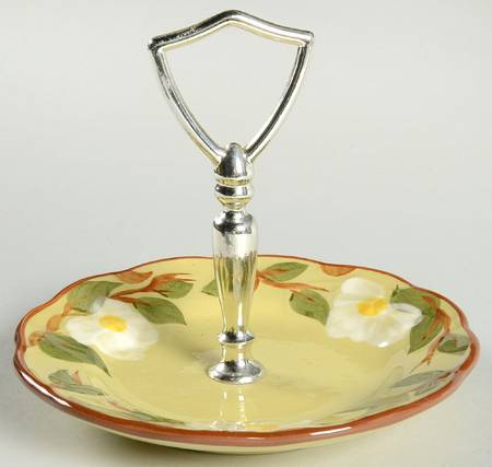 White Dogwood Tidbit-Bread and Butter Plate